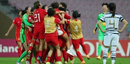  中国女足逆风翻盘战胜日本队挺进亚洲杯四强