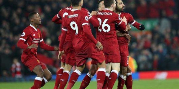  英超榜首大战，利物浦击败曼城夺魁