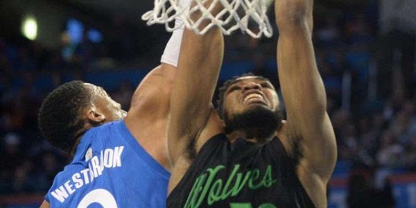  森林狼全队六人上双，集体篮球击败雷霆队